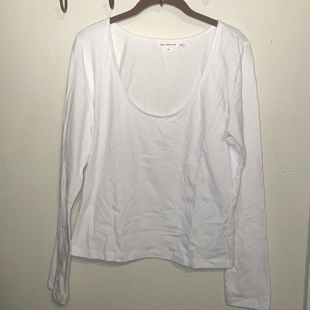 Good American White Long sleeve